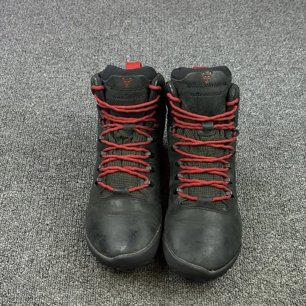 Vivobarefoot Tracker II FG Waterproof Hiking Boots Women's EU 39L Black Leather